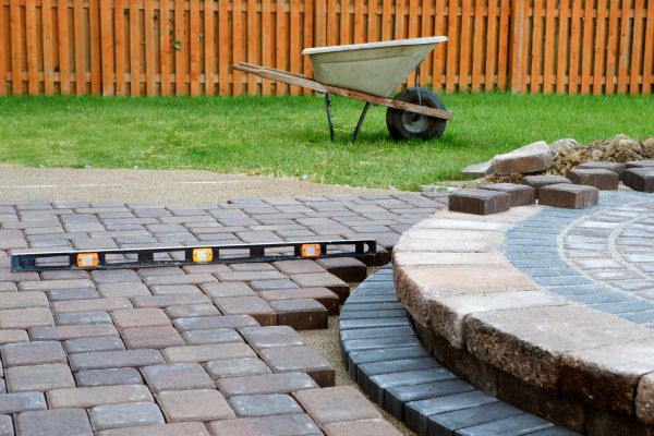 Patio Brick Installation in West Chester